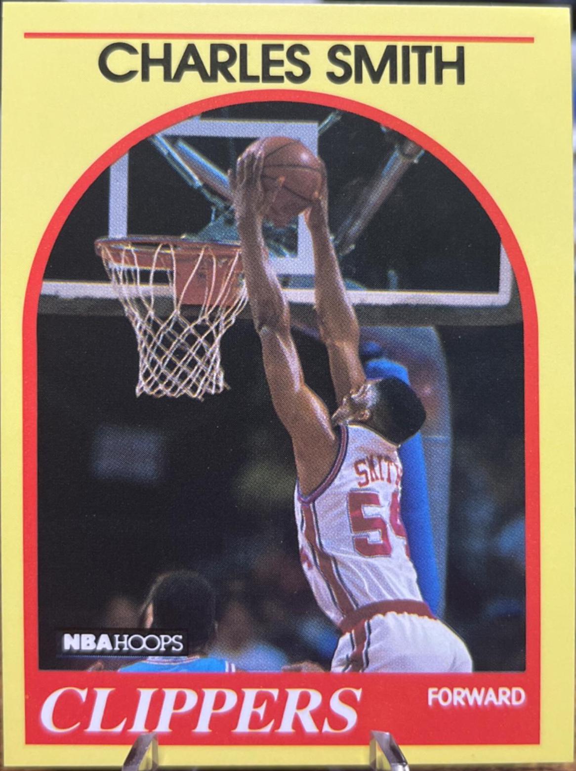 Charles Smith #44 Basketball Cards 1990 Hoops Superstars
