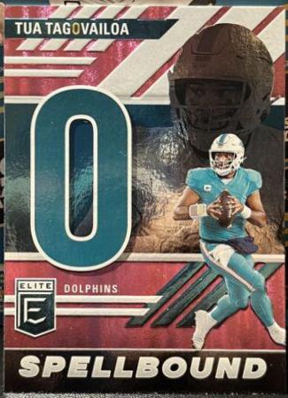 Tua Tagovailoa #SB-TT4 2023 Panini Donruss Elite Spellbound Football