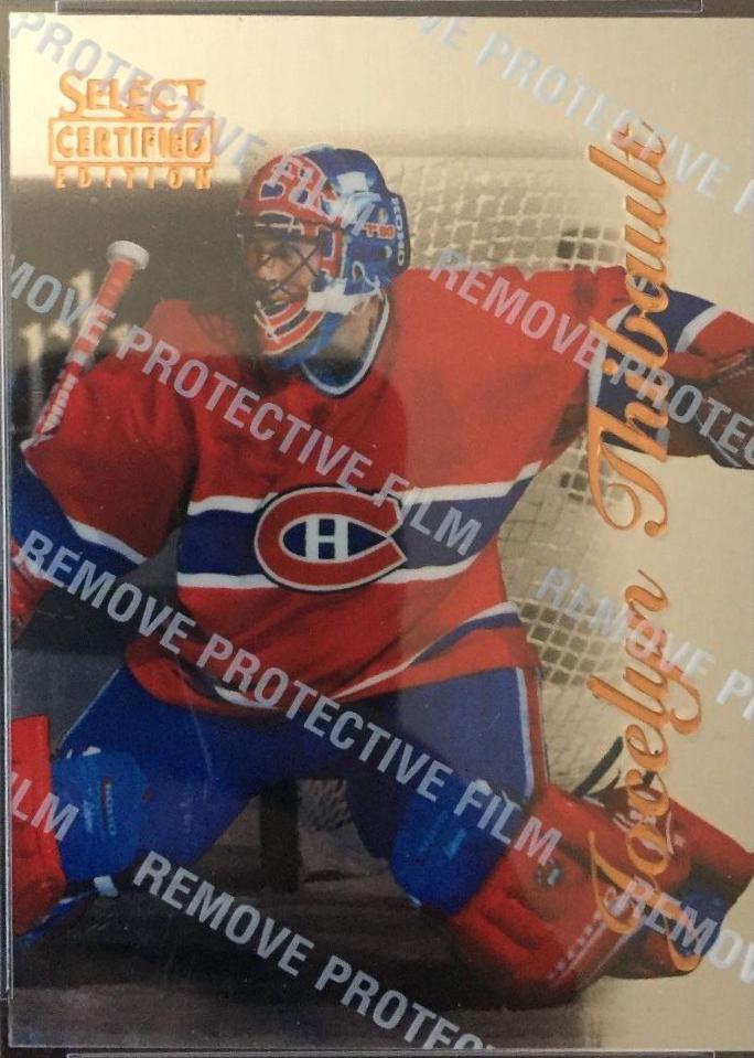 Jocelyn Thibault #3 Hockey Cards 1996 Select Certified