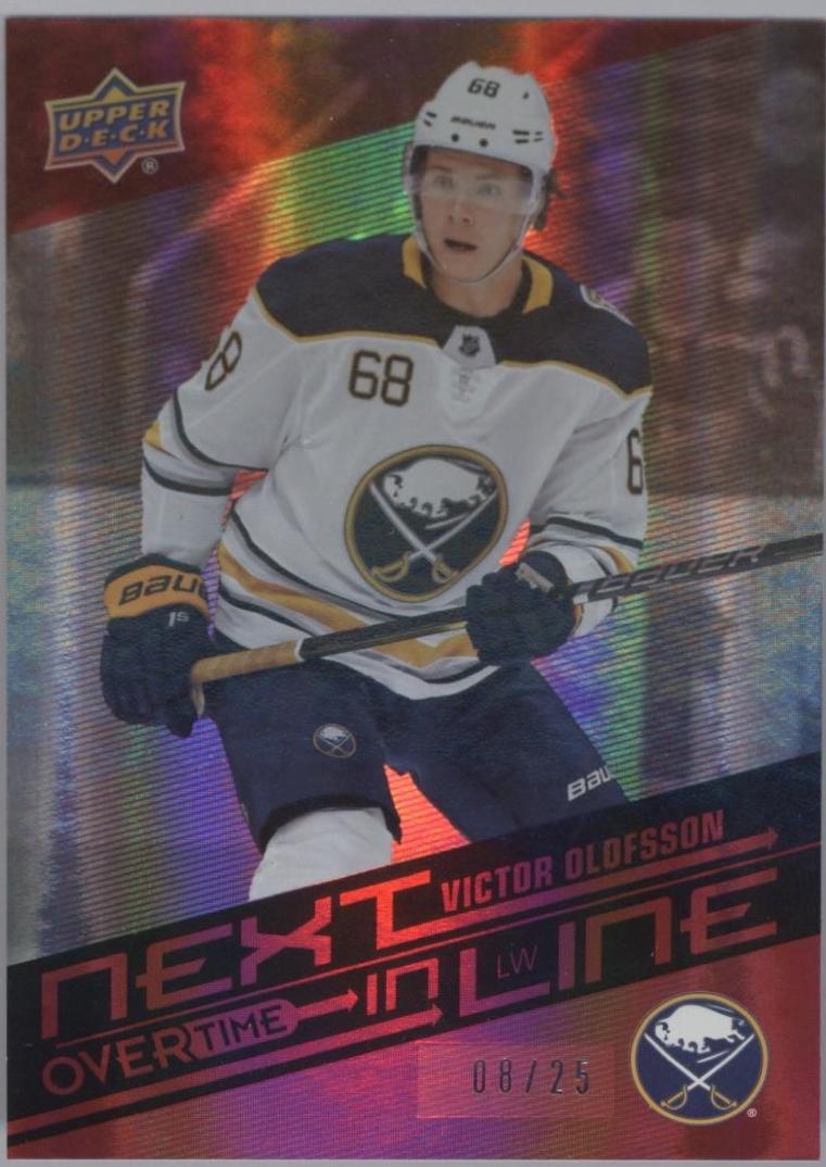 Victor Olofsson #NL-15 2019 Upper Deck Overtime Next In Line Hockey