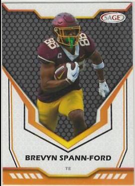 Brevyn Spann-Ford #15 Football Cards 2024 Sage