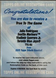 Vladimir Guerrero Jr. / Julio Rodriguez