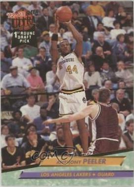 Anthony Peeler #196 Basketball Cards 1992 Ultra