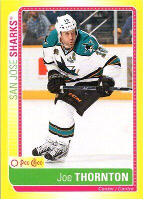 Joe Thornton #S-JO Hockey Cards 2013 O-Pee-Chee Stickers