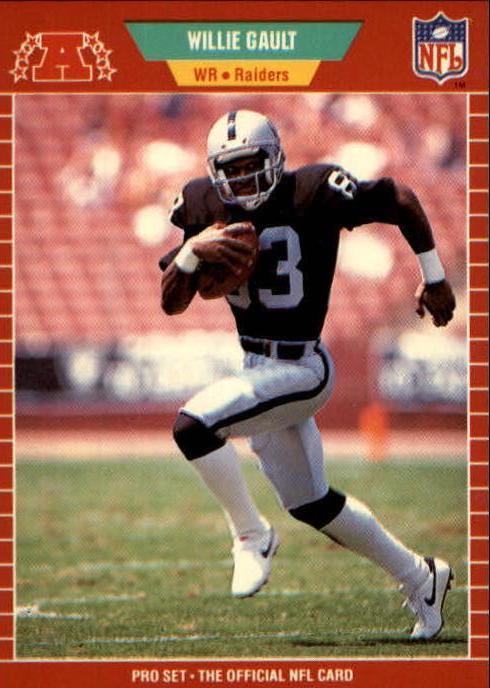 Willie Gault #184 Football Cards 1989 Pro Set