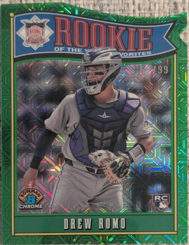 Drew Romo [Green Mojo] #ROY-9 Prices | 2025 Bowman Rookie of the Year ...