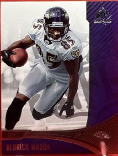 Derrick Mason #9 Football Cards 2006 SP Authentic