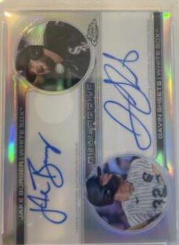 Gavin Sheets, Jake Burger #DRA-BS Baseball Cards 2022 Topps Chrome Dual Rookie Autographs