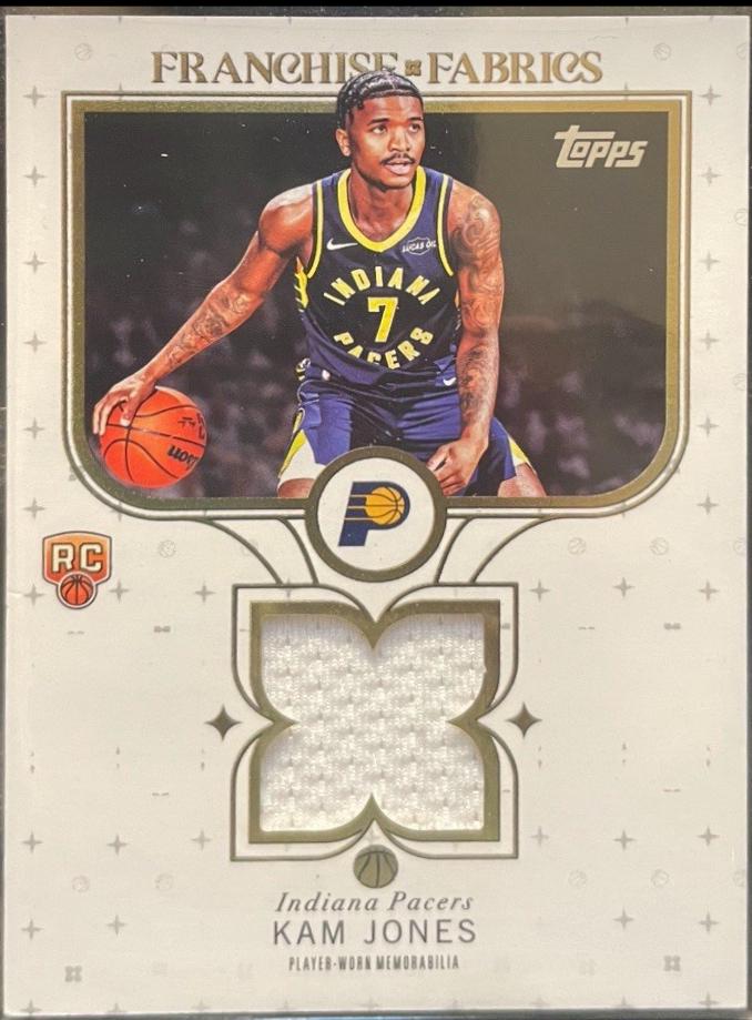 NBAカードTopps KAM JONES ユニ25シリ 2025-26 Topps Chrome NBA Basketball Kam Jones Auto RC #TCAR-KJ | eBay