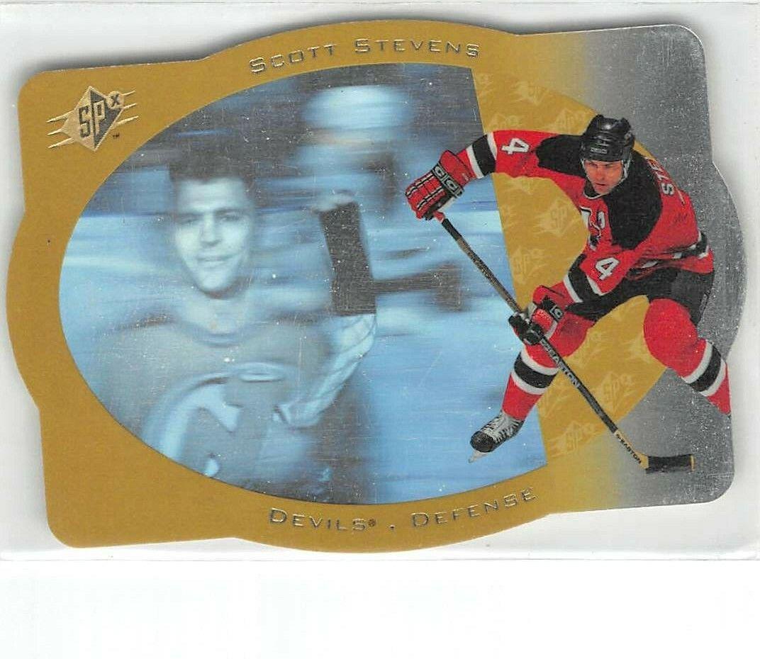 Scott Stevens #24 Hockey Cards 1996 Spx