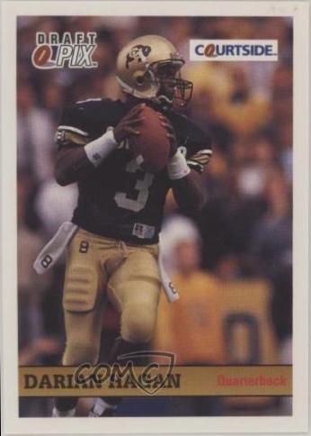 Darian Hagan #47 Football Cards 1992 Courtside