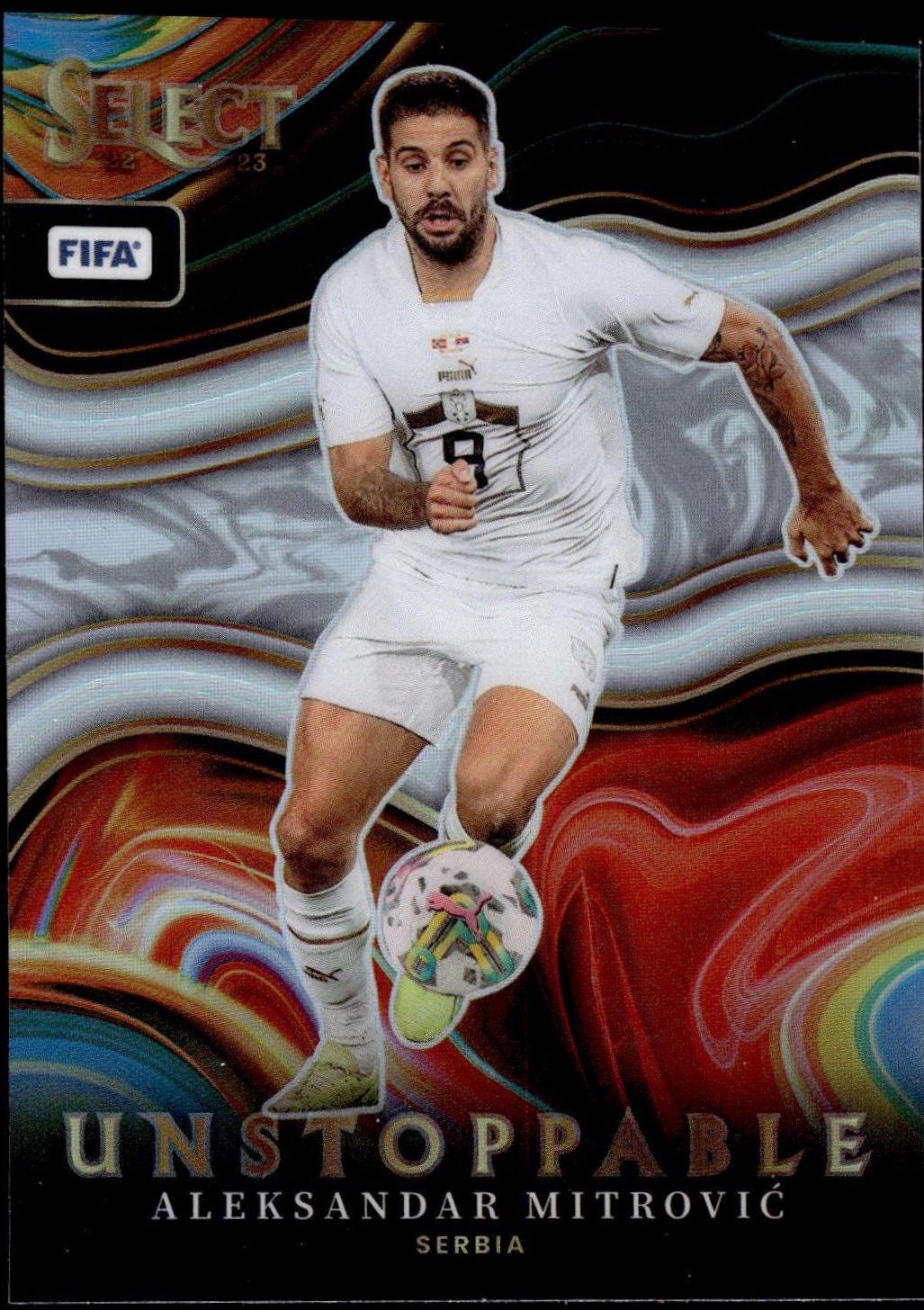 Aleksandar Mitrovic #13 Soccer Cards 2022 Panini Select FIFA Unstoppable