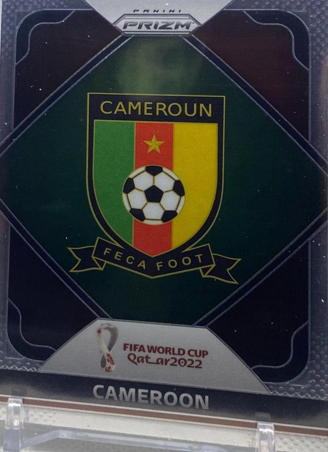 Cameroon #4 Soccer Cards 2022 Panini Prizm World Cup Team Badges