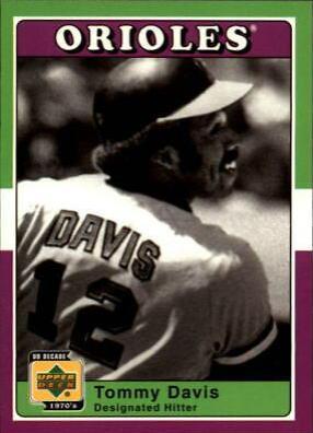 Tommy Davis #18 Baseball Cards 2001 Upper Deck Decade 1970's