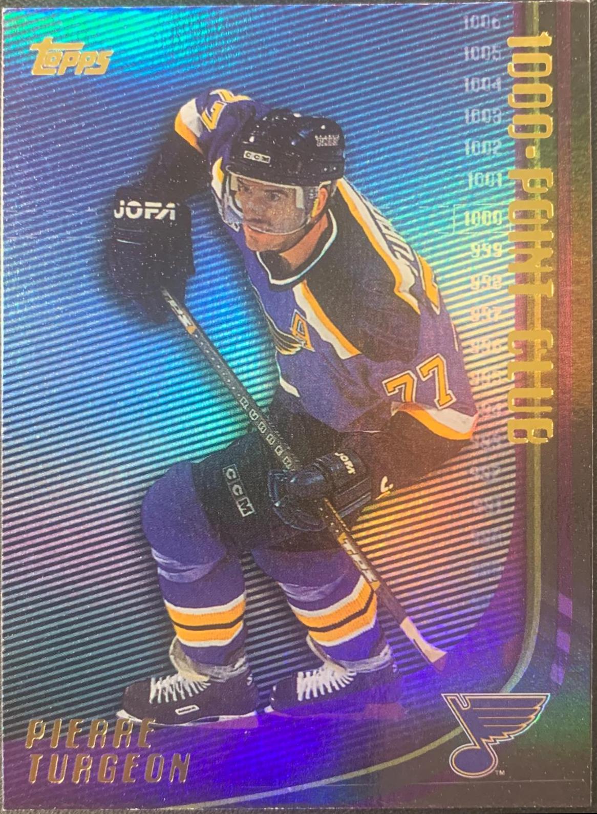 Pierre Turgeon #1000PC-14 Hockey Cards 2000 Topps 1000 Point Club