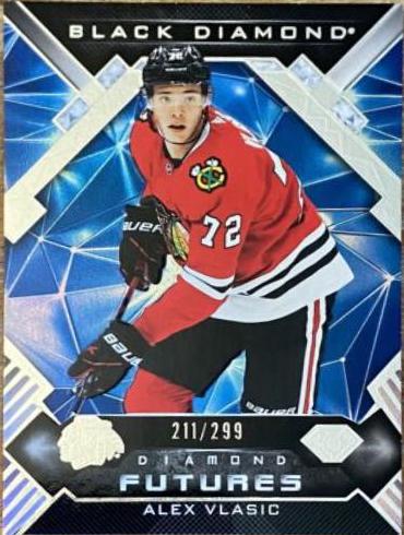 Alex Vlasic #BDF-AV Hockey Cards 2022 Upper Deck Black Diamond Futures