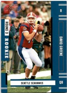 David Greene #160 Football Cards 2005 Playoff Prestige