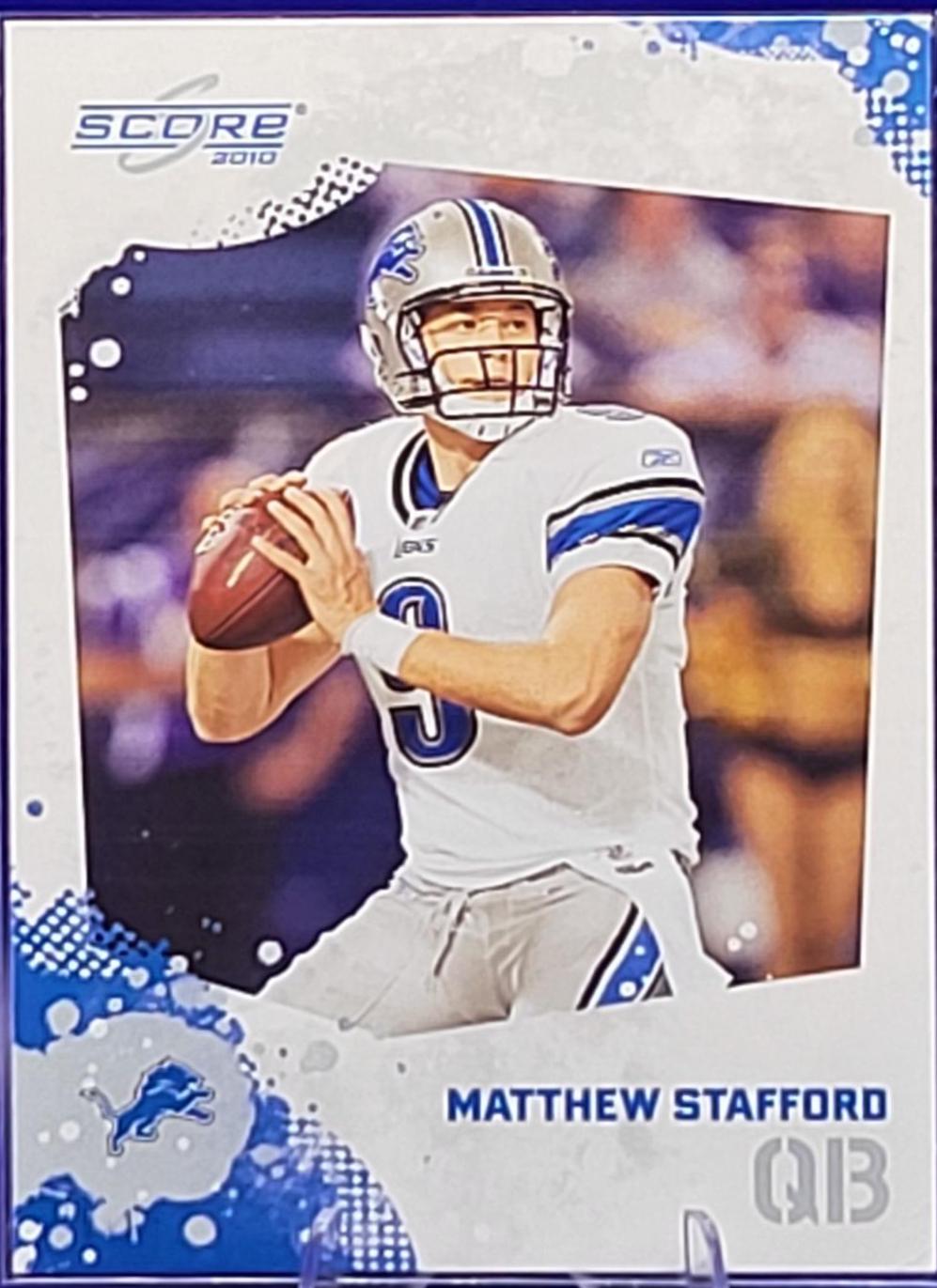 Matthew Stafford #101 2010 Panini Score Football