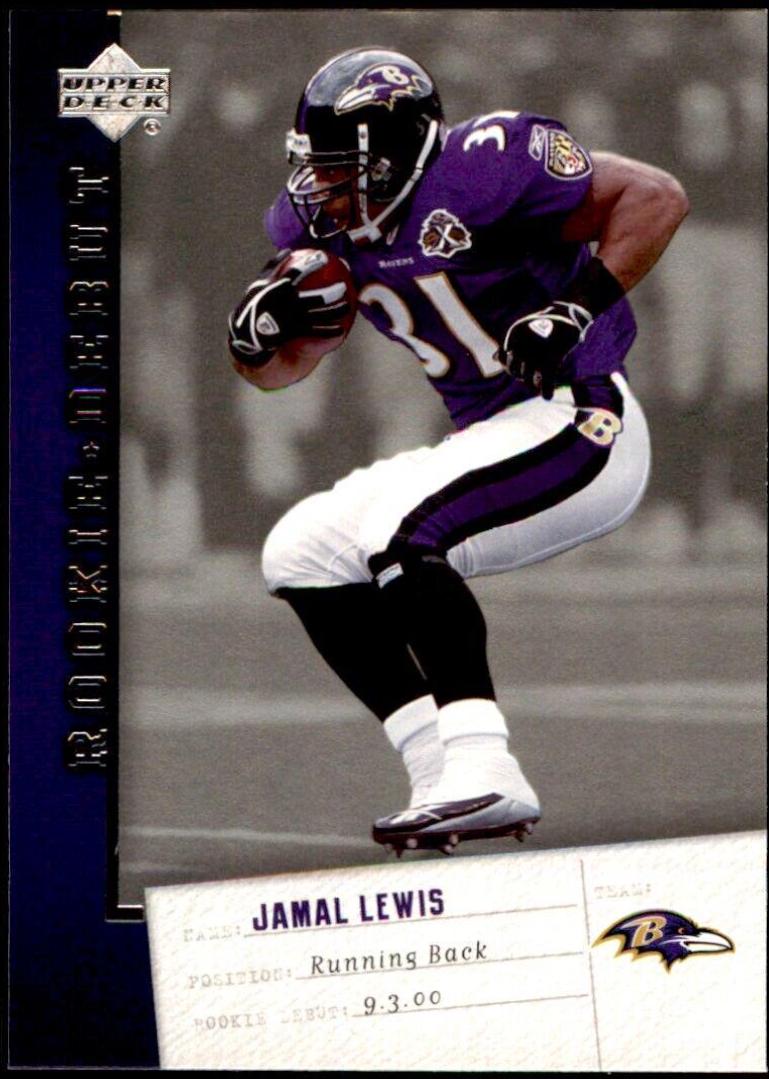 Jamal Lewis #7 Football Cards 2006 Upper Deck Rookie Debut