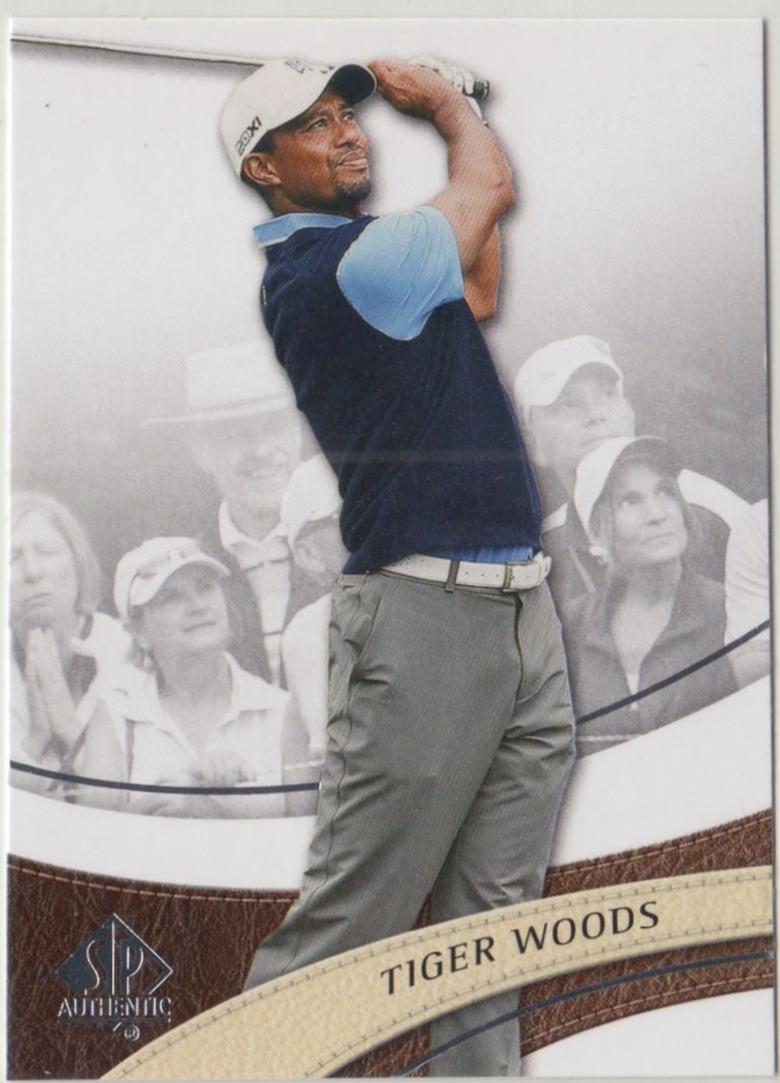 Tiger Woods #1 2014 Sp Authentic Golf