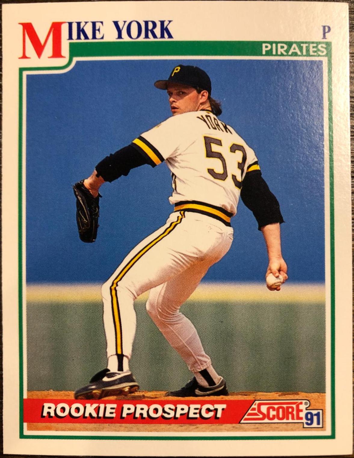 Mike York #738 Baseball Cards 1991 Score