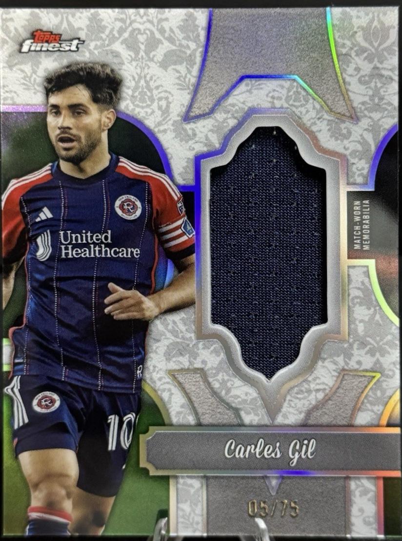 Carles Gil #FF-CG 2024 Topps Finest MLS Fabrics