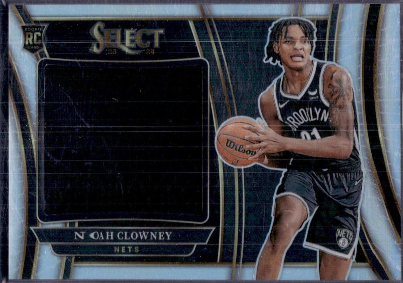 Noah Clowney #RJS-NC 2023 Panini Select Jumbo Rookie Swatch Basketball