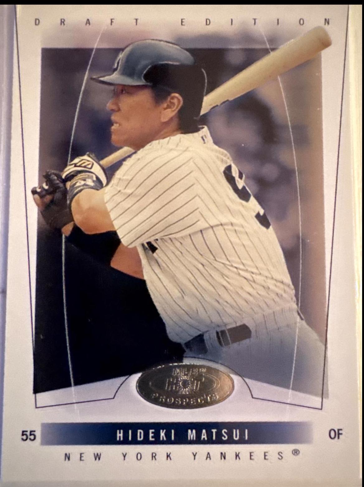 Hideki Matsui #3 Baseball Cards 2004 Fleer Hot Prospects Draft Edition
