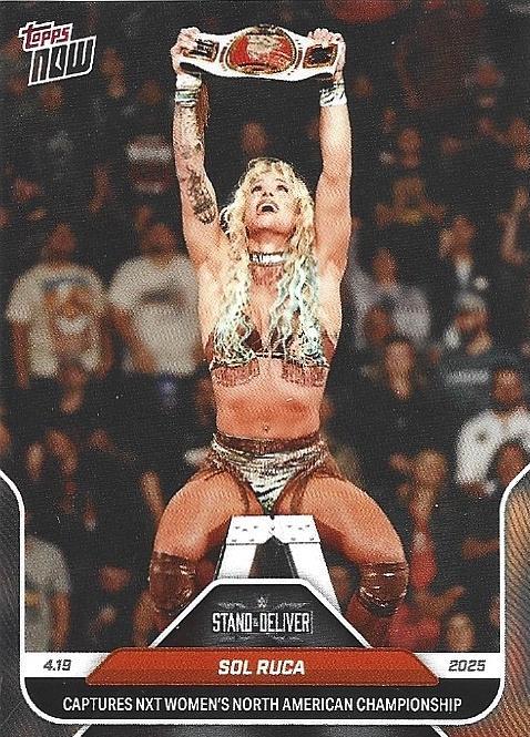 Sol Ruca #37 Wrestling Cards 2025 Topps Now WWE