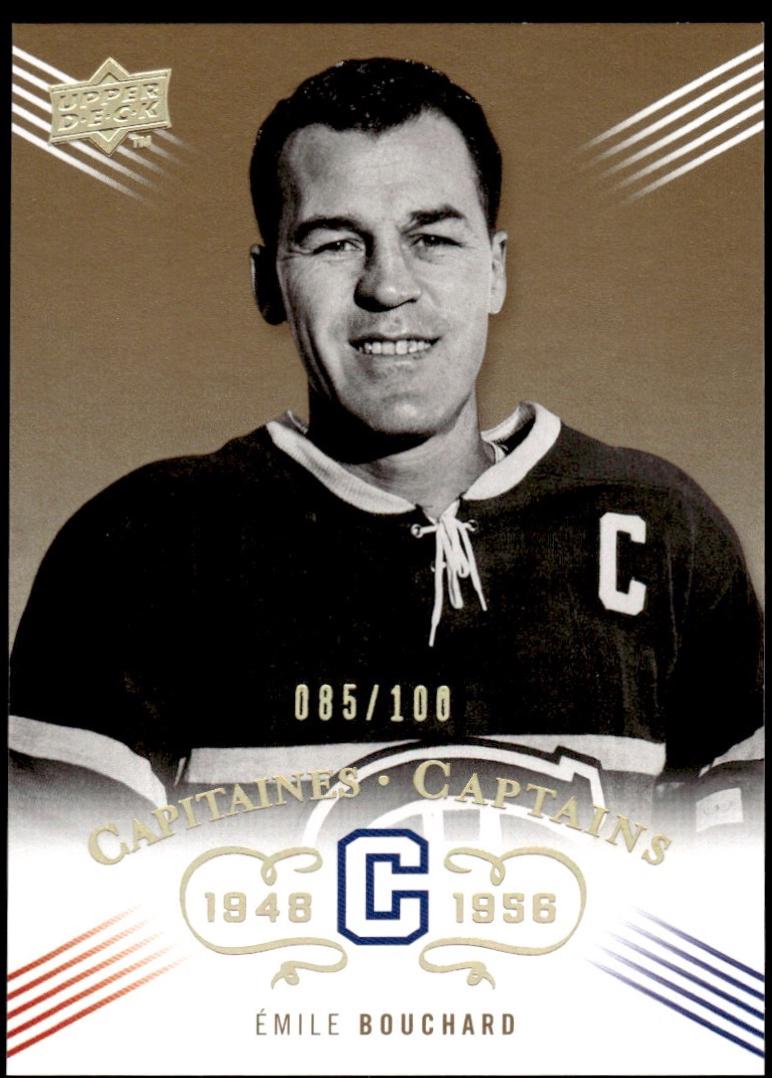 Emile Bouchard #213 2008 Upper Deck Montreal Canadiens Centennial Hockey
