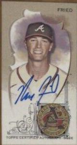 Max Fried #MA-MF 2023 Topps Allen & Ginter Baseball Framed Mini Autographs