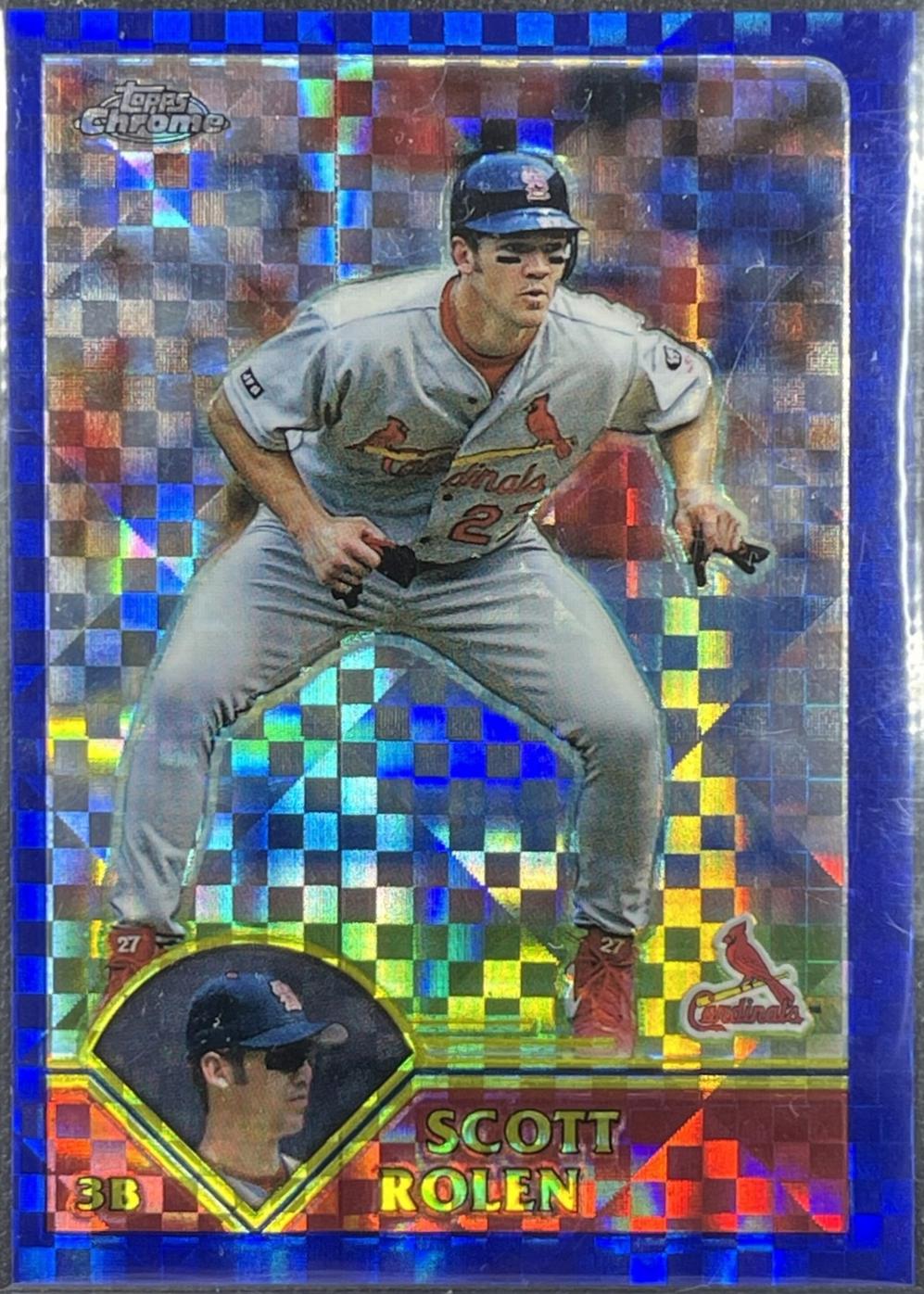 メジャーリーグ　カード　SCOTT ROLEN Scott Rolen 1998 Topps Finest Authentic Signed Autograph Auto Card