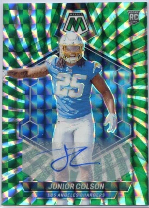 Junior Colson [Autograph Green Swirl] #361