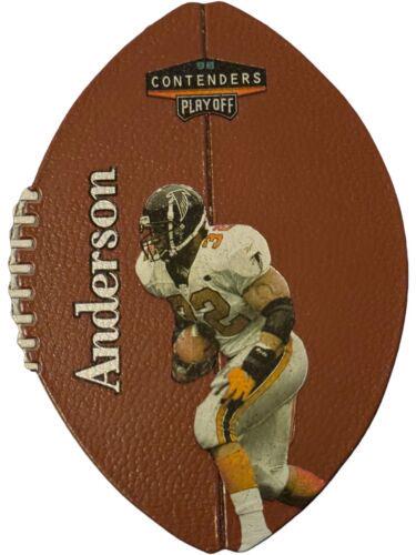 Jamal Anderson #5 Football Cards 1998 Playoff Contenders Leather