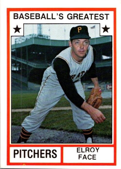 Elroy Face #12 Baseball Cards 1982 TCMA Greatest Pitchers