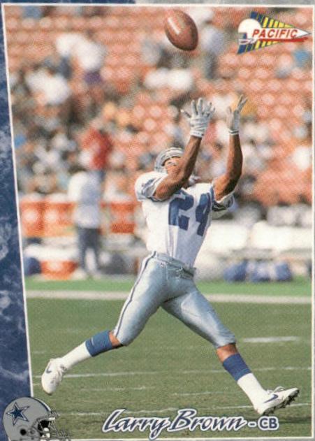 Larry Brown #3 Football Cards 1993 Pacific