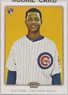 Starlin Castro #24 Baseball Cards 2010 Topps 206