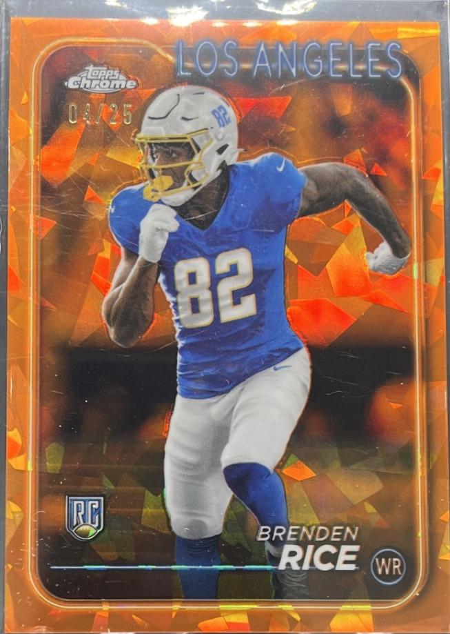 Brenden Rice [Orange Sapphire] #241