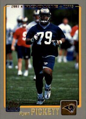 Ryan Pickett #339 Football Cards 2001 Topps