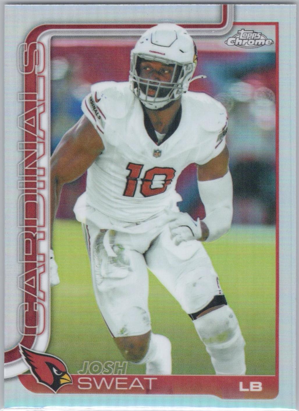 Josh Sweat [Football Leather Refractor] #10