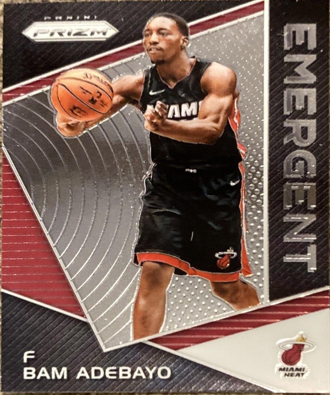 Bam Adebayo #EM-BAM Basketball Cards 2017 Panini Prizm Emergent