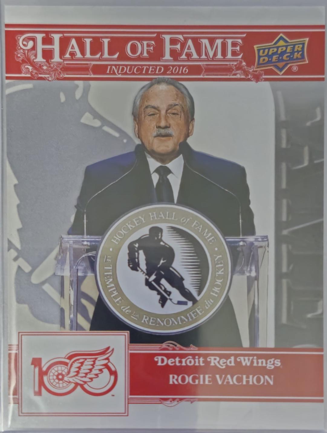 Rogie Vachon #102 2025 Upper Deck Detroit Red Wings Centennial Hockey