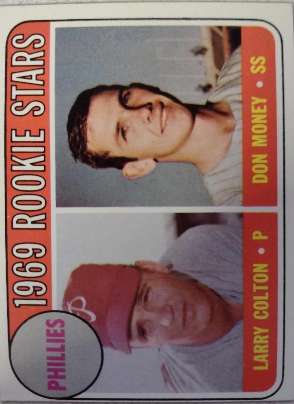 Phillies 1969 Rookie Stars: Larry Colton / Don Money [White] #454 ...