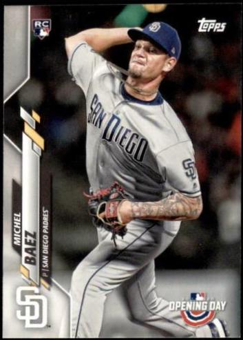 Michel Baez #62 Baseball Cards 2020 Topps Opening Day
