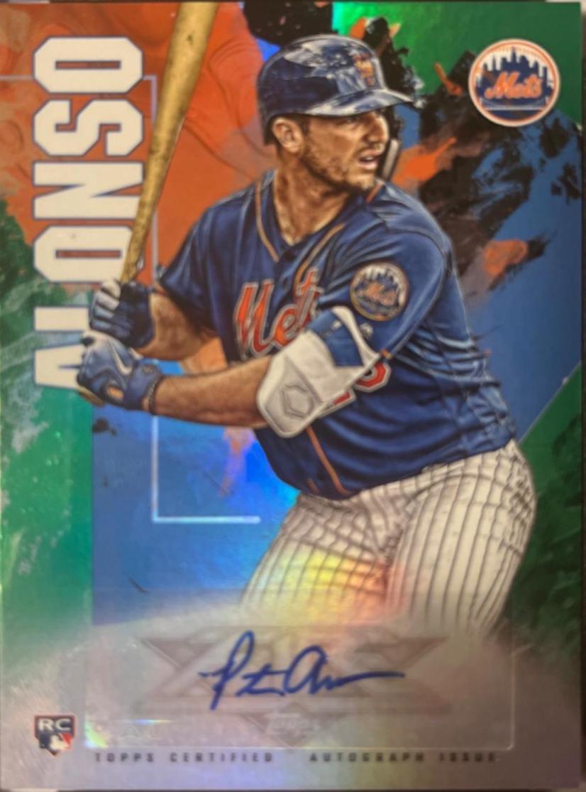 Pete Alonso #Fa-Pa Baseball Cards 2019 Topps Fire Autograph