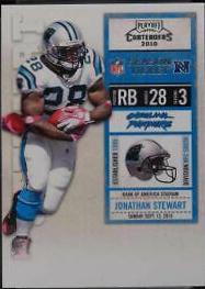 Jonathan Stewart #14 Football Cards 2010 Playoff Contenders