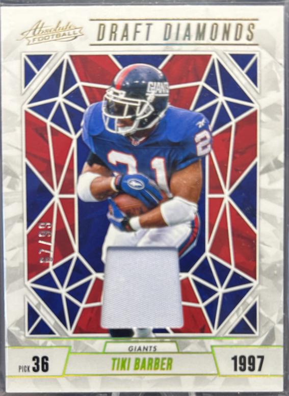 Tiki Barber [Gold] #DDJ-TBR