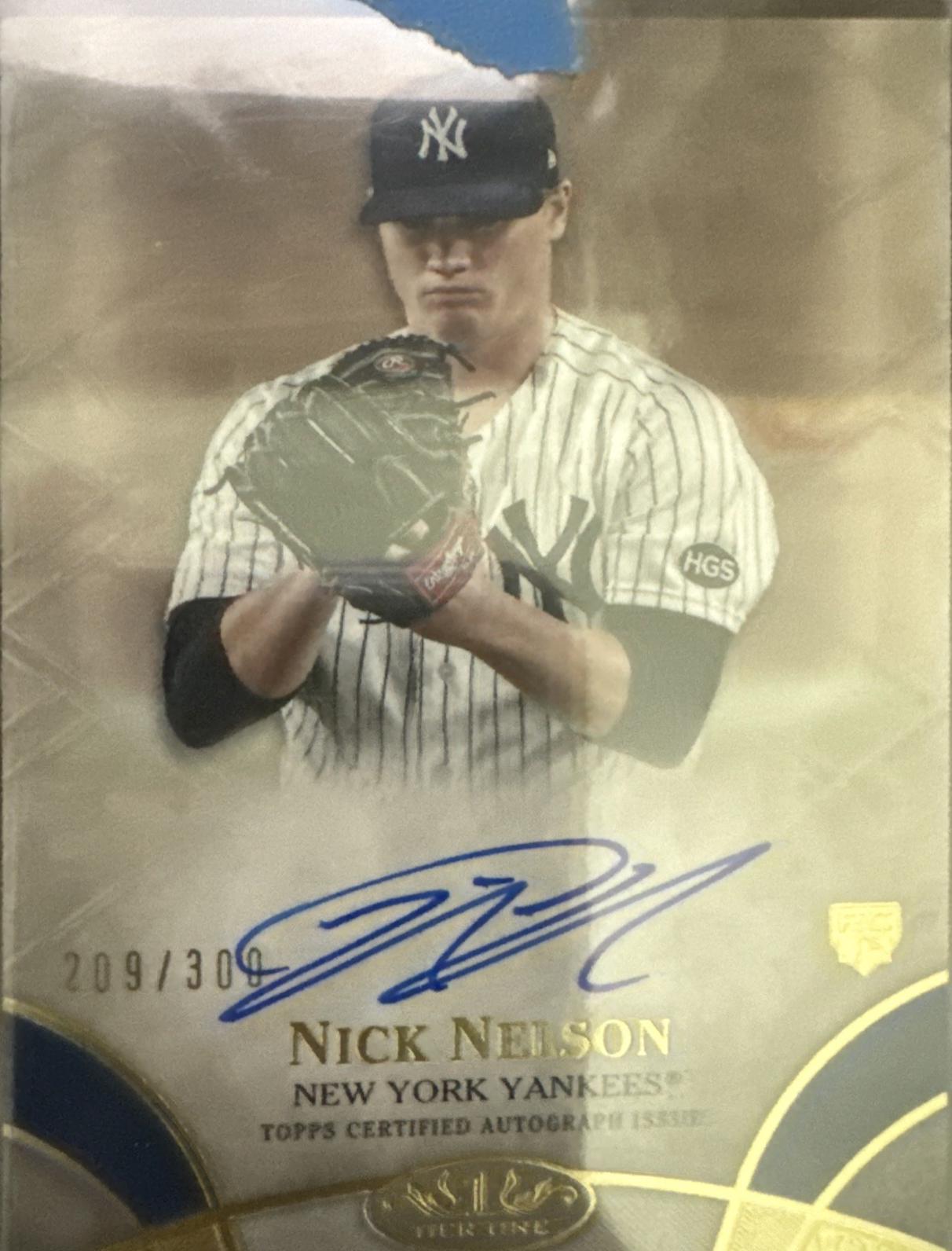 Nick Nelson #BOA-NN 2021 Topps Tier One Baseball Break Out Autographs
