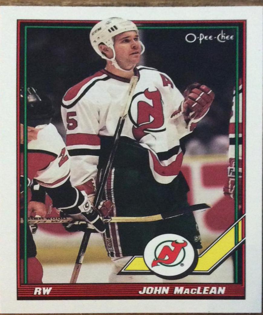 John Maclean #239 Hockey Cards 1991 O-Pee-Chee
