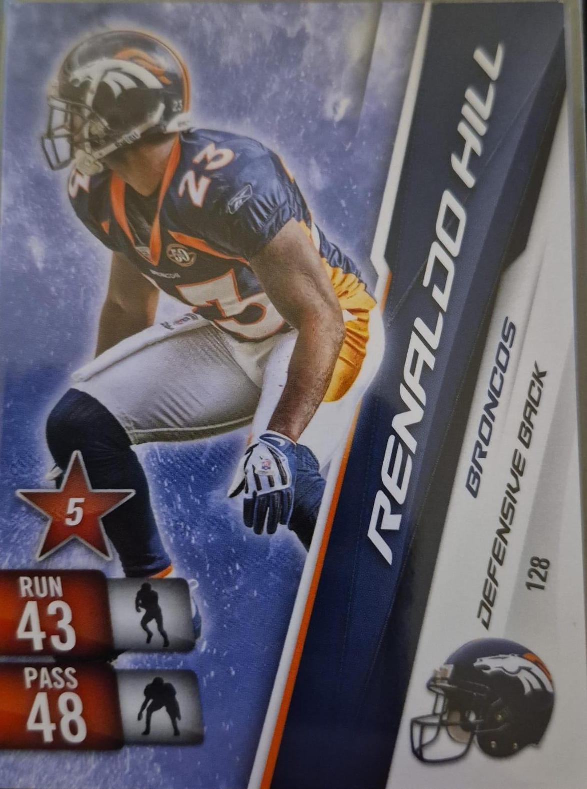 Renaldo Hill #128 2010 Panini Adrenalyn XL Football